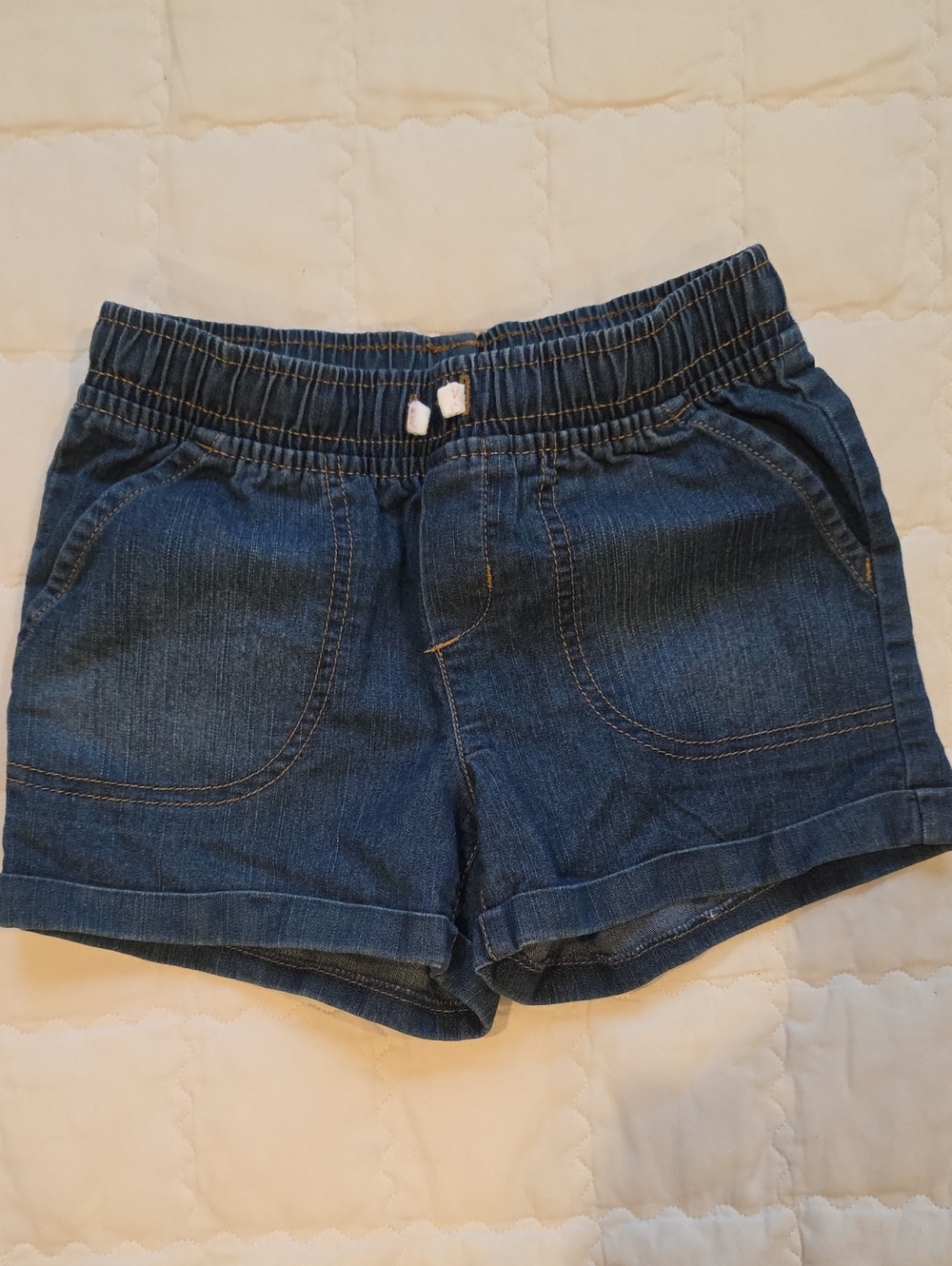 jumping beans Dark Blue Denim Elastic-Waist Shorts